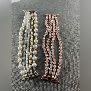 Beaded Pearl Rhinestone Apple Watch Band New 38mm 40mm